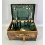 LADY'S LEATHER TRAVEL/VANITY CASE & CONTENTS by Alexander Clark Manufacturing Co, contents include