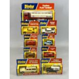 DINKY DIECAST CARS, BOXED - 950 Foden Fuel Tanker, 122 Volvo 265 DL Estate, 277 Police Land Rover,