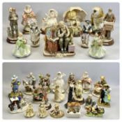 ORNAMENTAL FIGURINES (approx 30) - to include Capodimonte style and many others
