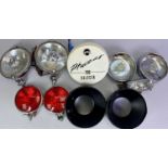 LUCAS & OTHER CAR LAMP COLLECTION - mainly in chrome casings