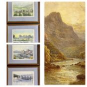 IAN WILDGOOSE limited edition prints, series of 4 - depicting North Wales Castles, signed in pencil,