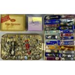 DECORATIVE COLLECTOR'S SPOONS - a collection of approximately 100 with crests for many UK towns,
