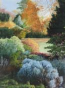 TINA HOLLEY watercolours and prints, a framed and signed group of 6 - 'Bodnant Garden in Autumn', 39