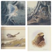 PHILIP SNOW limited edition prints to include Golden Eagle (165/450), Osprey (165/450),