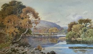 JOHN McDOUGAL watercolour, titled verso - 'The Golden Autumn, Betws y Coed', signed and dated