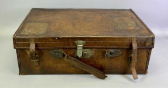 CIRCA 1900 GENTLEMAN'S TRAVEL/VANITY CASE WITH PART CONTENTS by Alexander Clark Manufacturing Co,