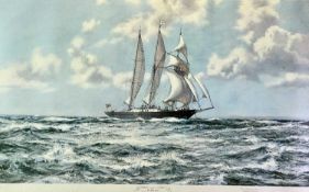 MONTAGUE DAWSON print - titled "In Full Sail", The Training Ship Sir Winston Churchill, Gallery