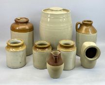 VINTAGE STONEWARE FLAGON - William Mayall & Co Manufacturers of Inks and Adhesives, Manchester 6,