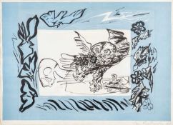 ‡ CERI RICHARDS CBE trial proof limited edition (34/50) lithograph - entitled, 'And Death Will