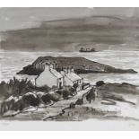 ‡ SIR KYFFIN WILLIAMS RA limited edition (105/350) print - 'Moelfre', signed with initials, 54 x