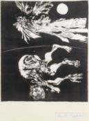 ‡ CERI RICHARDS CBE lithograph - entitled 'Do Not Go Gentle Into That Good Night', signed and