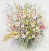 ‡ ANDREW DOUGLAS FORBES watercolour - spray of wild-flowers, signed, 56 x 53cms Provenance: