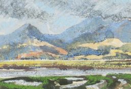 ‡ GWILYM PRICHARD mixed media - Eryri (Snowdonia) unsigned, 12.5 x 18cms Provenance: private