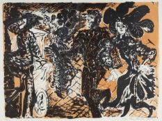 ‡ CERI RICHARDS limited edition (54/100) lithograph - 'Costers Dancing', signed in full, dated