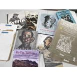 ‡ SIR KYFFIN WILLIAMS RA group of items including books (some signed by the artist) and two sketch