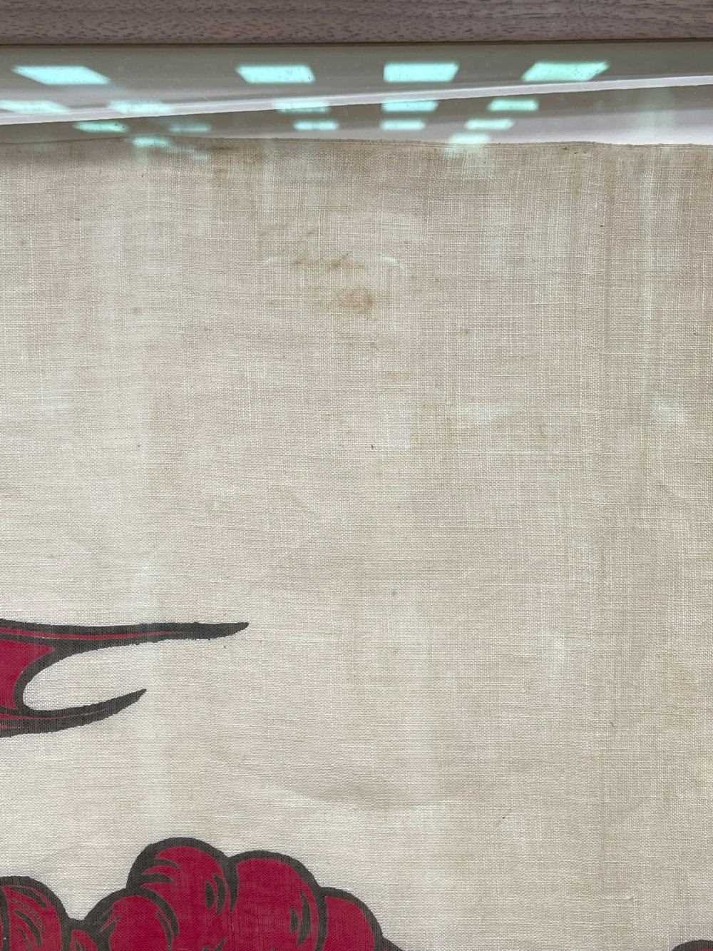 EARLY 20TH CENTURY WELSH FLAG (Y DDRAIG GOCH) with stitched edging and printed British made, 43 x - Image 7 of 21