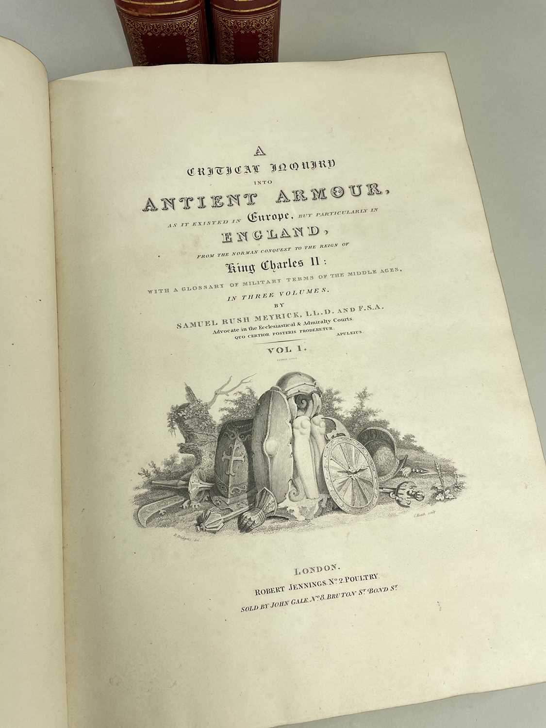 MEYRICK (SAMUEL RUSH) A Critical Inquiry into Antient Armour. London: Robert Jennings, 1824 (1st - Image 3 of 5