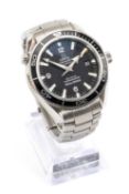 OMEGA SEAMASTER PROFESSIONAL STAINLESS STEEL BRACELET WATCH, ref. 22015000, cal. 2500, black dial