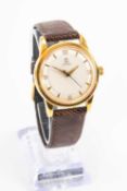 OMEGA AUTOMATIC GOLD CAPPED WRISTWATCH, c. 1950, ref. 2492-1 2577, 17J cal. 352 bumper movement,