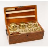 SET 'CITY OF WESTIMNISTER' / 'LONDON COUNTY COUNCIL' BRASS BULLION WEIGHTS, L. Oertling, from 300