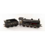 A LIVE STEAM LNER 2301 0-8-0 Q6 LOCOMOTIVE & TENDER, 3 1/4 gauge scratch built model, in gloss