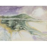 ‡ RONALD LOWE (British, 1932-1985) watercolour and body colour - seascape, 48 x 54cms Comments:
