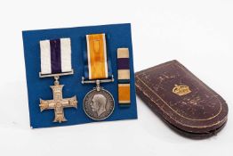 GREAT WAR MILITARY CROSS AND WAR MEDAL GROUP, to 2nd Lieut. James Hockenhull of the Liverpool