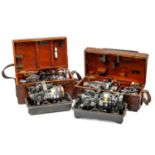 FOUR THEODOLITES, comprising 2x cased Cooke Troughton & Simms 20-second theodolites, one with Rand