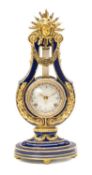 REPRODUCTION FRENCH STYLE PORCELAIN MANTEL CLOCK, after the original belonging to Marie