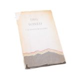 PARRY-WILLIAMS (T.H.) 'Deg Soned', limited edition (17/270) copy from Gregynog Press 1987, all