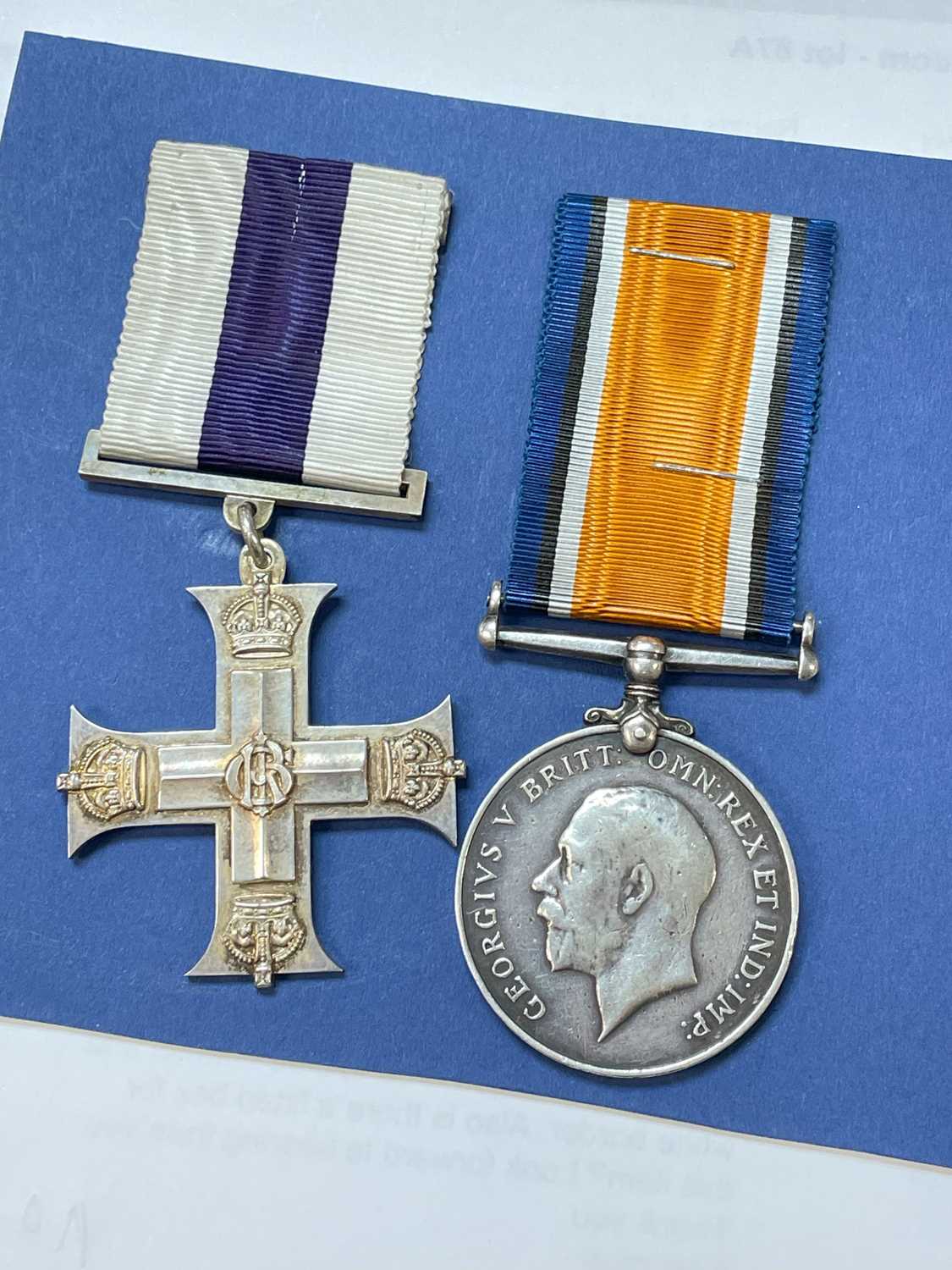 GREAT WAR MILITARY CROSS AND WAR MEDAL GROUP, to 2nd Lieut. James Hockenhull of the Liverpool - Image 2 of 8