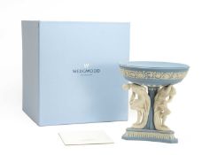 WEDGWOOD MASTERPIECE COLLECTION 'MICHELANGELO BOWL', after the late 19th century original, blue