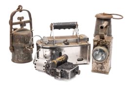 ASSORTED MINING INSTRUMENTS, comprising Caselle Gravimetric Dust Sampler type 113A, Wolf safety