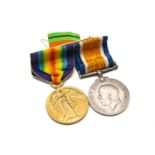 GREAT WAR MEDAL GROUP OF TWO, to Gnr. W.G. Gwynne, no. 213242, comprising Victory medal and War