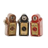 THREE CORONET MIDGET SUB-MINIATURE CAMERAS, 16mm film (3)