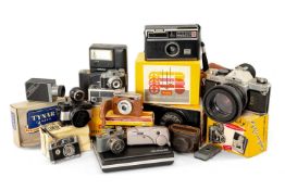 ASSORTED CAMERAS, including Kodak Instamatic 100, Kodak Instamatic 204, Fujicolour MC-007 etc. (