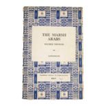 THESIGER (WILFRED), The Marsh Arabs. ADVANCE PROOF COPY, 8vo., London, Longmans, 1964 Provenance: