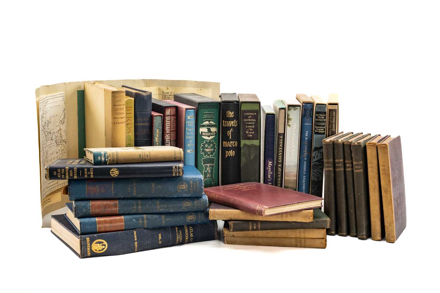 ASSORTED FOLIO SOCIETY, TRAVEL, BOTANICAL, MEDICAL & HISTORY TITLES, including Journals of the