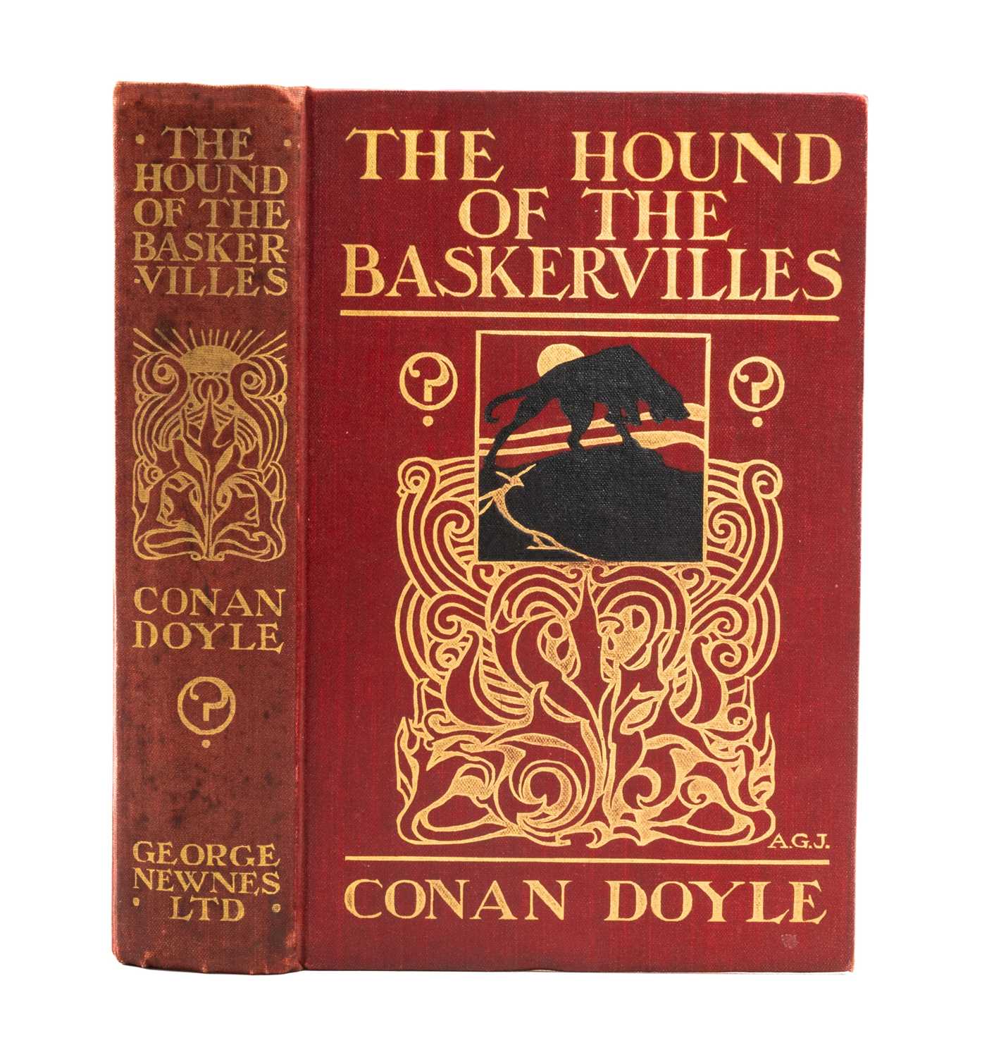 CONAN DOYLE (A.G.J.), The Hound of the Baskervilles. FIRST EDITION, 13 of 16 plates by Sidney