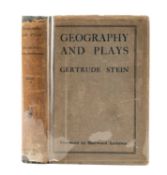 STEIN (GERTRUDE), Geography and Plays. FIRST EDITION, original first state cloth-backed lettered