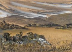 ‡ A. J. LAMMIN gouache - entitled ' Near the Gap of Dunlough, Killarney' signed and dated 55, 27 x