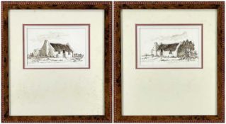 ‡ KEITH FORRESTER (20th Century) presumed watercolours - 'Arniston Cottage' and another by the