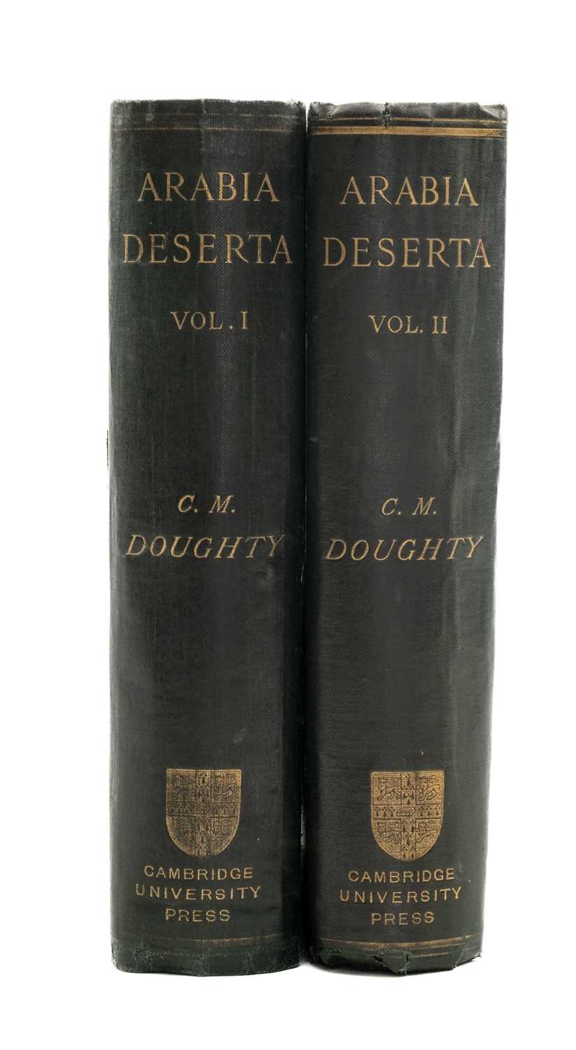 DOUGHTY (C.M), Arabia Deserta. 2 vols, FIRST EDITION, folding plates, illustrations, folding