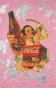 ‡ PIETRO PSAIER (Italian [unconfirmed], 1936-2004) mixed media artist proof - inscribed 'Coca Cola -