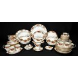 ASSORTED ROYAL ALBERT 'OLD COUNTRY ROSES' DINNERWARE, comprising 2 x covered vegetable tureens, 4