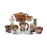 ASSORTED COLLECTIBLE CERAMICS, including Royal Doulton D6725 John Lennon character jug, Royal