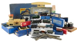 ASSORTED HORNBY DUBLO TRAINS, including boxed LMS Duchess of Atholl 4-6-2 and tender with two