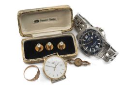 WATCHES & JEWELLERY, including Tissot 'Seastar 660' quartz bracelet watch, Longines gold plated