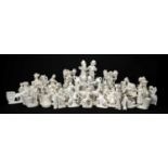 ASSORTED CONTINENTAL BISQUE PORCELAIN FIGURES, all in the white (39) Provenance: private