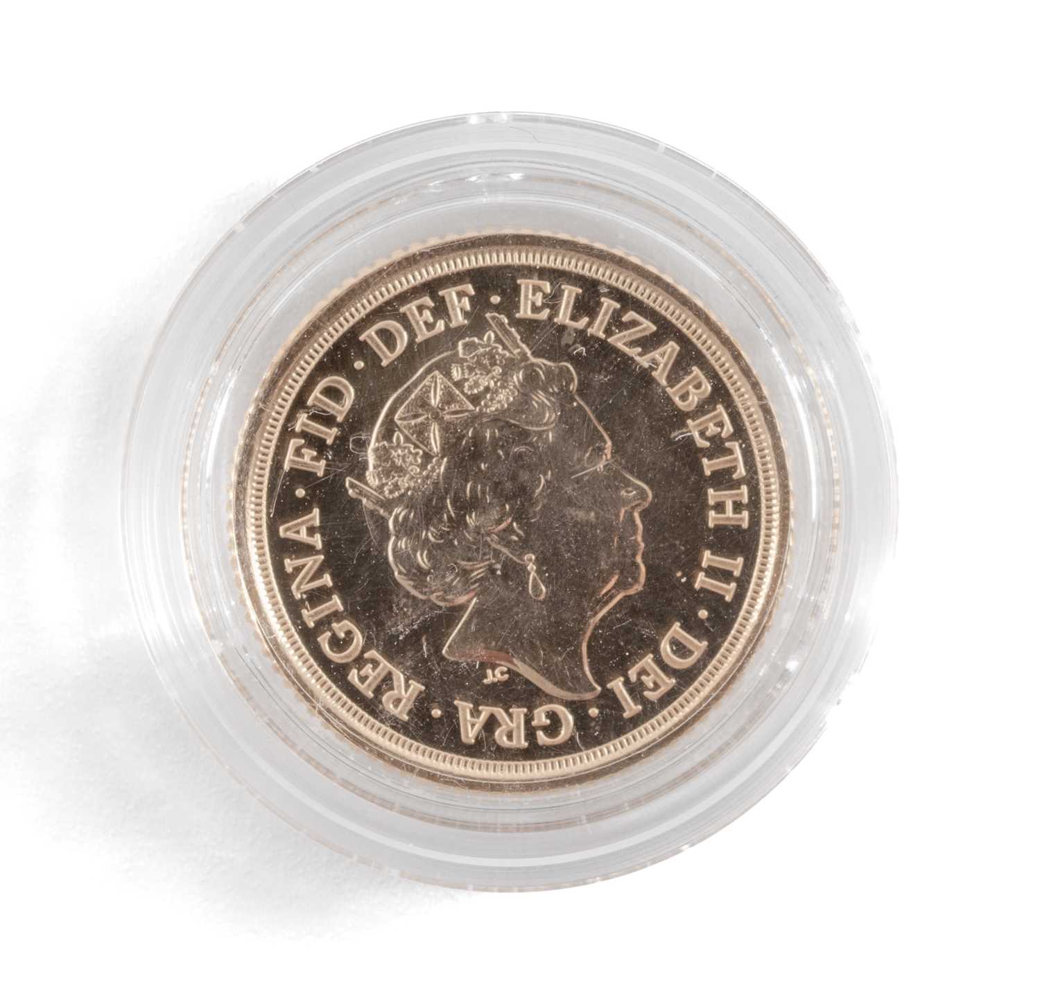 ELIZABETH II HALF SOVEREIGN, 2021, in capsule Provenance: private collection South Wales. - Image 2 of 2
